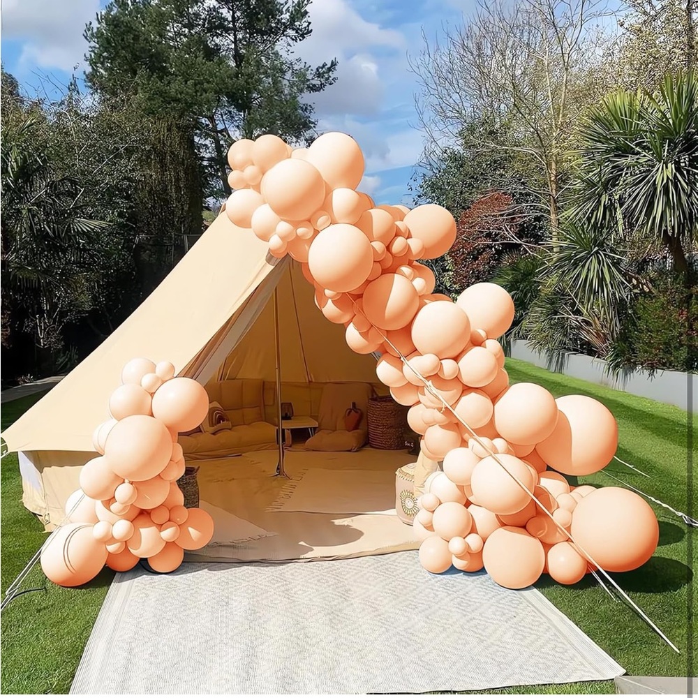 🍒4/$15 Pastel Orange Balloon Kit Pack 35 Piece Mini Garland Party Balloons